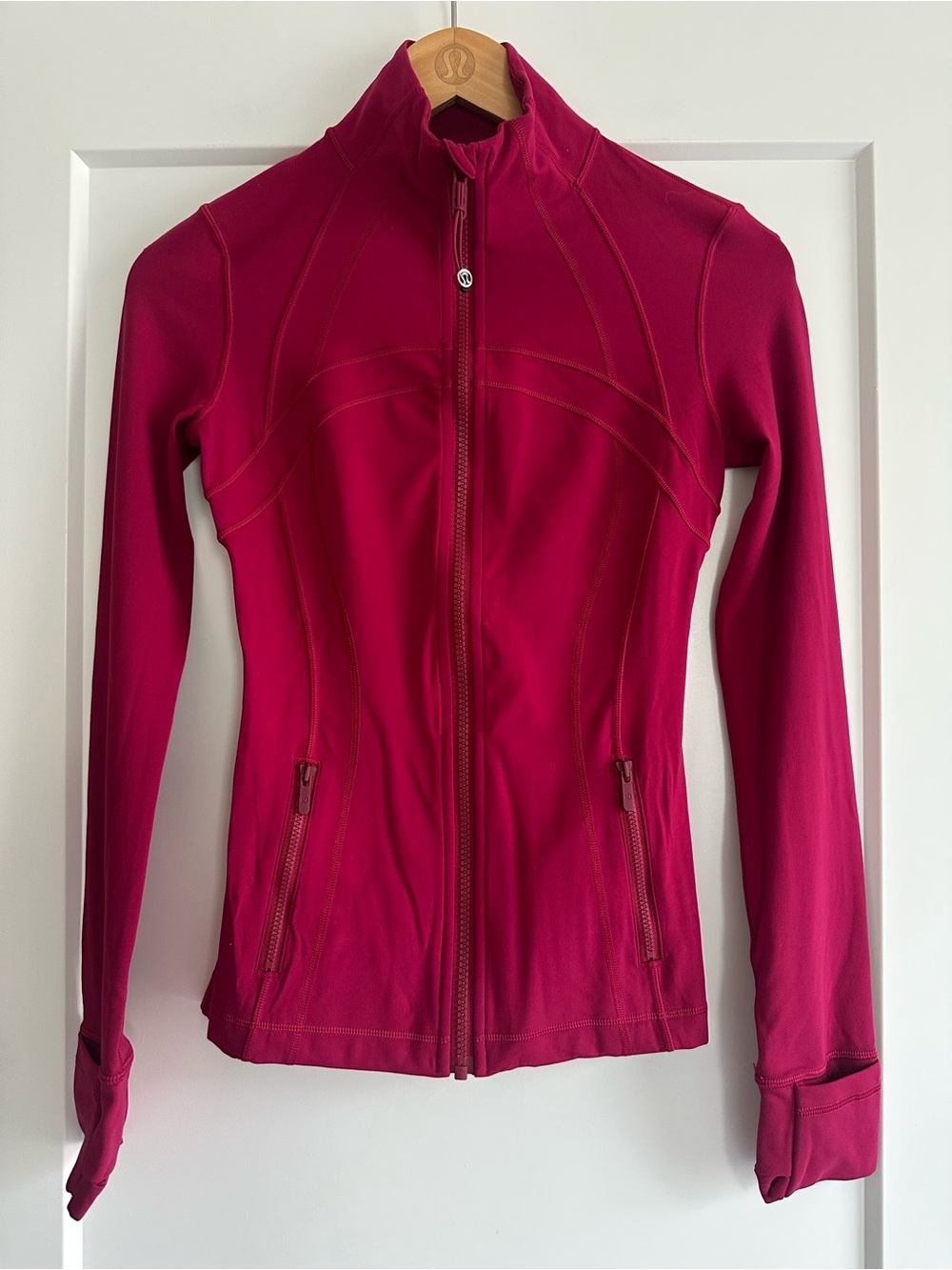 Lululemon Define Jacket *Nulu Berry Rumble Size 2 NWOT